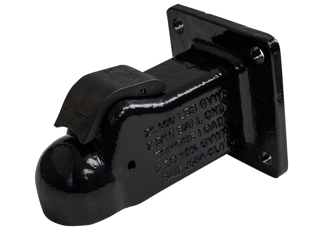 15923-81 – DEMCO Trailer Coupler, Cast Plate Mount 21,000 Pound Capacity 2-5/16 Inch Ball Black